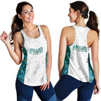 New Zealand Aotearoa Women Racerback Tank Green Maori Papua Shell Indigenous - Aussie Hoodie