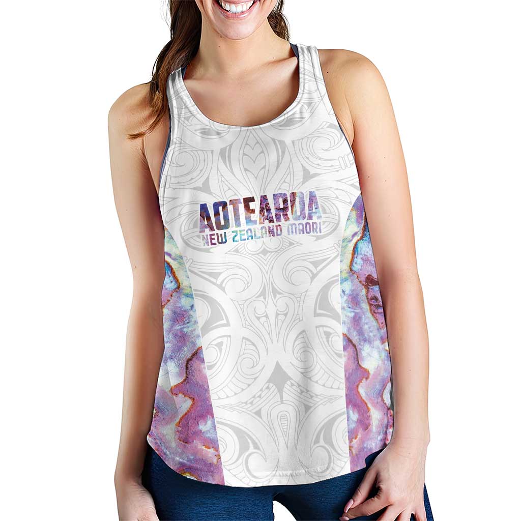 New Zealand Aotearoa Women Racerback Tank Pink Maori Papua Shell Indigenous - Aussie Hoodie