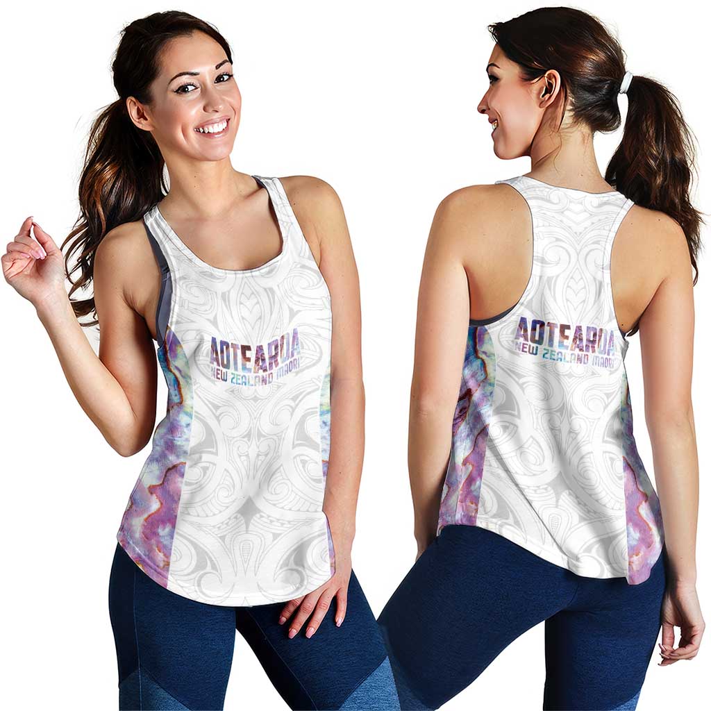 New Zealand Aotearoa Women Racerback Tank Pink Maori Papua Shell Indigenous - Aussie Hoodie
