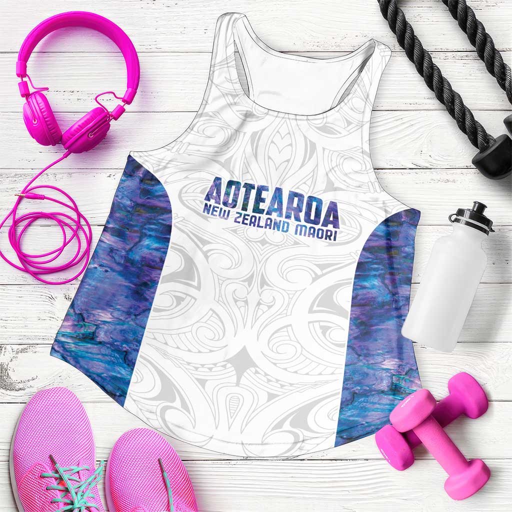 New Zealand Aotearoa Women Racerback Tank Purple Maori Papua Shell Indigenous - Aussie Hoodie