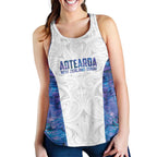 New Zealand Aotearoa Women Racerback Tank Purple Maori Papua Shell Indigenous - Aussie Hoodie