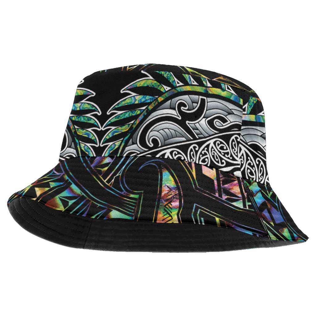 New Zealand Bucket Hat Maori Rugby Tattoo Papua Shell - Aussie Hoodie
