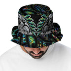 New Zealand Bucket Hat Maori Rugby Tattoo Papua Shell - Aussie Hoodie