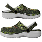 New Zealand Christmas Clogs Shoes Santa Riding Kakapo Bird Silver Fern