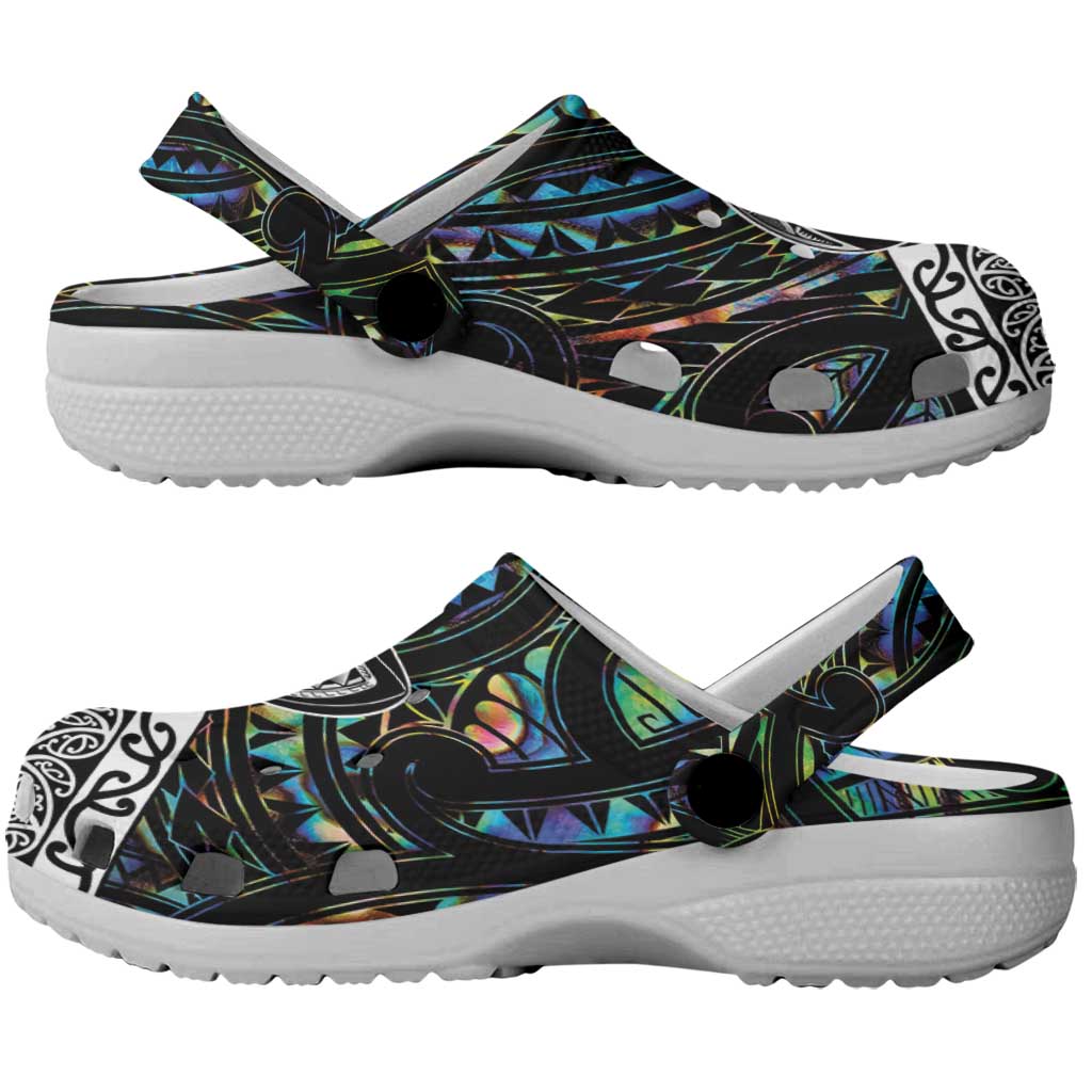 New Zealand Clogs Shoes Maori Rugby Tattoo Papua Shell - Aussie Hoodie