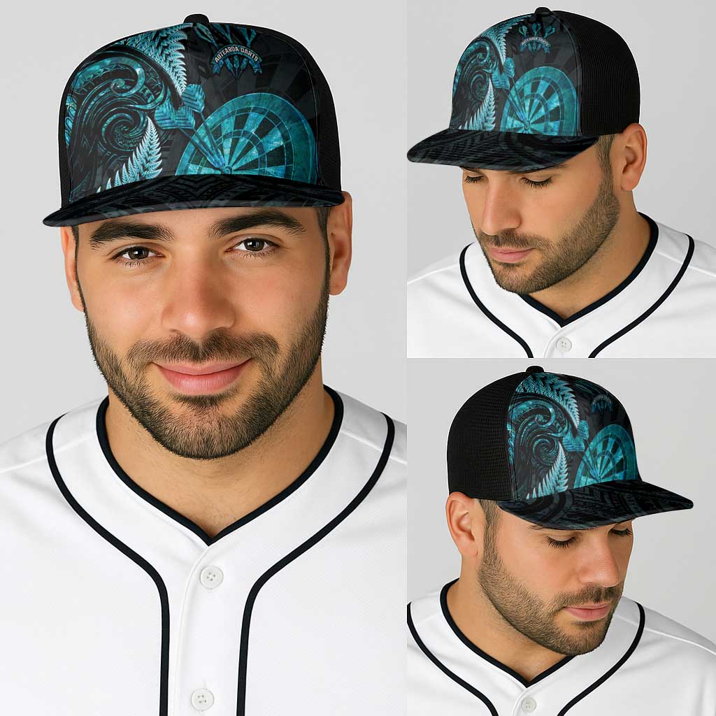 New Zealand Darts Baseball Net Cap Happiness Is A Tight Threesome Maori Paua Shell - Aussie Hoodie