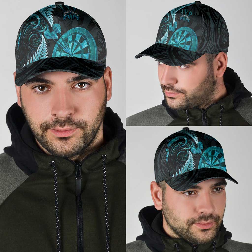 New Zealand Darts Classic Cap Happiness Is A Tight Threesome Maori Paua Shell LT14