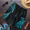 New Zealand Darts Shorts for Men Happiness Is A Tight Threesome Maori Paua Shell