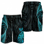 New Zealand Darts Shorts for Men Happiness Is A Tight Threesome Maori Paua Shell