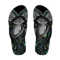 New Zealand Flip Flops Maori Rugby Tattoo Papua Shell - Aussie Hoodie