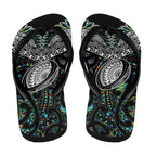 New Zealand Flip Flops Maori Rugby Tattoo Papua Shell - Aussie Hoodie
