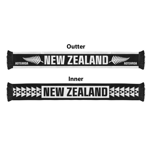 New Zealand Football White Fern Supporter Soccer Scarf