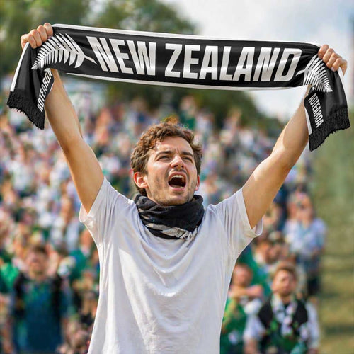 New Zealand Football White Fern Supporter Soccer Scarf