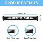 New Zealand Football White Fern Supporter Soccer Scarf