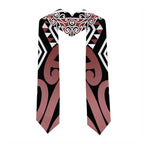New Zealand Graduation Stole Aotearoa Kowhaiwhai Mix Taniko Art - Brown - Aussie Hoodie