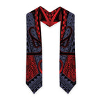 New Zealand Graduation Stole Maori Kiwiana Pattern Tukutuku Motif