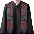 New Zealand Graduation Stole Maori Kiwiana Pattern Tukutuku Motif
