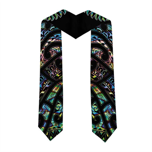 New Zealand Graduation Stole Maori Rugby Tattoo Papua Shell - Aussie Hoodie