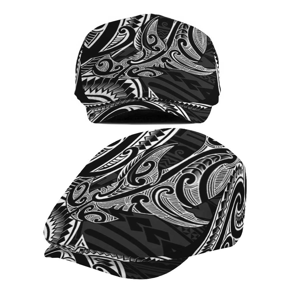 New Zealand Hammerhead Shark Jeff Hat Maori Haehae Mangopare Black - Aussie Hoodie