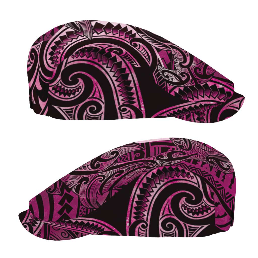 New Zealand Hammerhead Shark Jeff Hat Maori Haehae Mangopare Pink - Aussie Hoodie