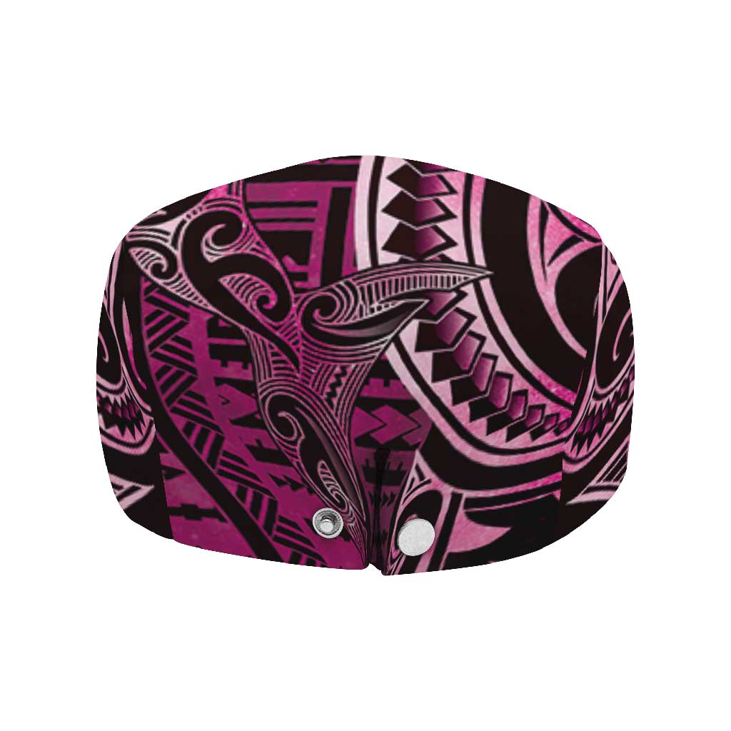 New Zealand Hammerhead Shark Jeff Hat Maori Haehae Mangopare Pink - Aussie Hoodie