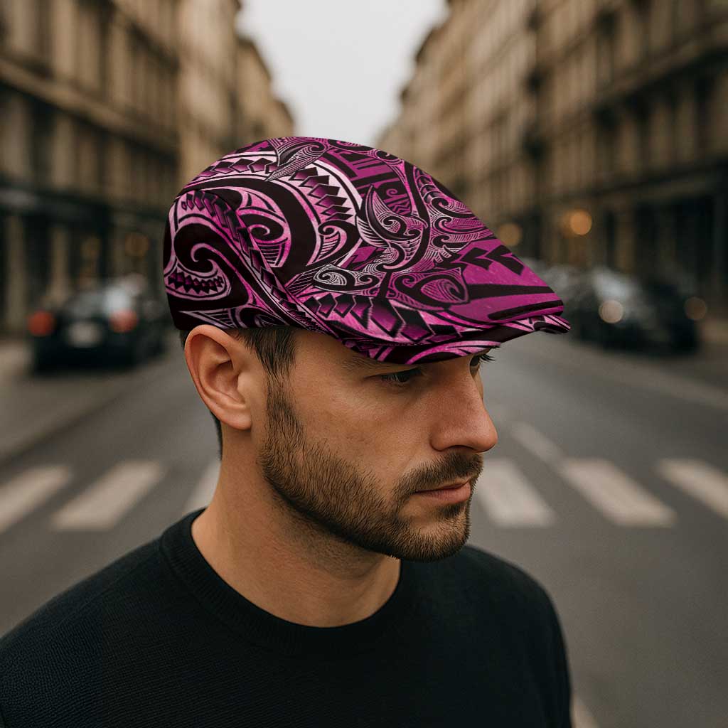 New Zealand Hammerhead Shark Jeff Hat Maori Haehae Mangopare Pink - Aussie Hoodie