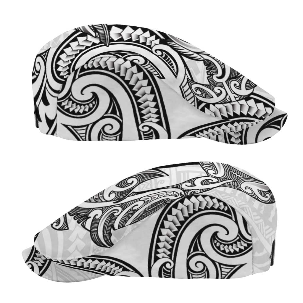 New Zealand Hammerhead Shark Jeff Hat Maori Haehae Mangopare White - Aussie Hoodie