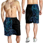 New Zealand Hammerhead Shark Shorts for Men Maori Haehae Mangopare Galaxy - Aussie Hoodie