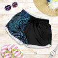 New Zealand Hammerhead Shark Shorts for Women Maori Haehae Mangopare Galaxy - Aussie Hoodie