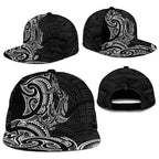 New Zealand Hammerhead Shark Snapback Cap Maori Haehae Mangopare Black - Aussie Hoodie