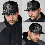 New Zealand Hammerhead Shark Snapback Cap Maori Haehae Mangopare Black - Aussie Hoodie