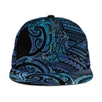 New Zealand Hammerhead Shark Snapback Cap Maori Haehae Mangopare Galaxy - Aussie Hoodie