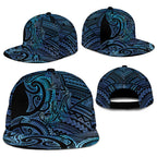 New Zealand Hammerhead Shark Snapback Cap Maori Haehae Mangopare Galaxy - Aussie Hoodie