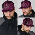 New Zealand Hammerhead Shark Snapback Cap Maori Haehae Mangopare Pink - Aussie Hoodie