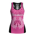 New Zealand Hollow Tank Top Fire Basketball Maori Tribal Pink - Aussie Hoodie