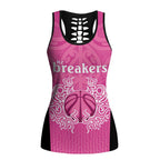 New Zealand Hollow Tank Top Fire Basketball Maori Tribal Pink - Aussie Hoodie