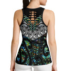 New Zealand Hollow Tank Top Maori Rugby Tattoo Papua Shell - Aussie Hoodie
