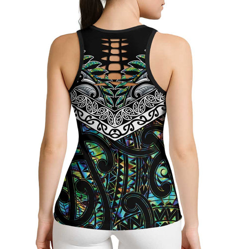 New Zealand Hollow Tank Top Maori Rugby Tattoo Papua Shell - Aussie Hoodie