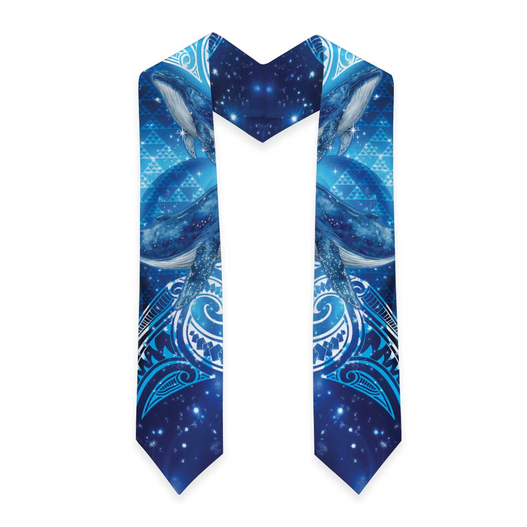 New Zealand Humpback Whale Matariki Graduation Stole Maori New Year Taniko Niho Taniwha