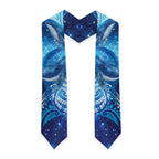 New Zealand Humpback Whale Matariki Graduation Stole Maori New Year Taniko Niho Taniwha