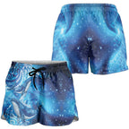 New Zealand Humpback Whale Matariki Shorts for Women Maori New Year Taniko Niho Taniwha