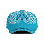 New Zealand Jeff Hat Fire Basketball Maori Tribal Sky Blue - Aussie Hoodie