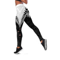New Zealand Leggings Aotearoa Maori Kiwi Black Fern - Aussie Hoodie
