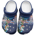 New Zealand Merry Christmas Clogs Shoes Maori Tribal Pattern with Xmas Tui Bird