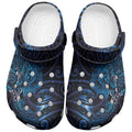 New Zealand New Year-Matariki Clogs Shoes Aotearoa Maori Tattoo Galaxy Sky