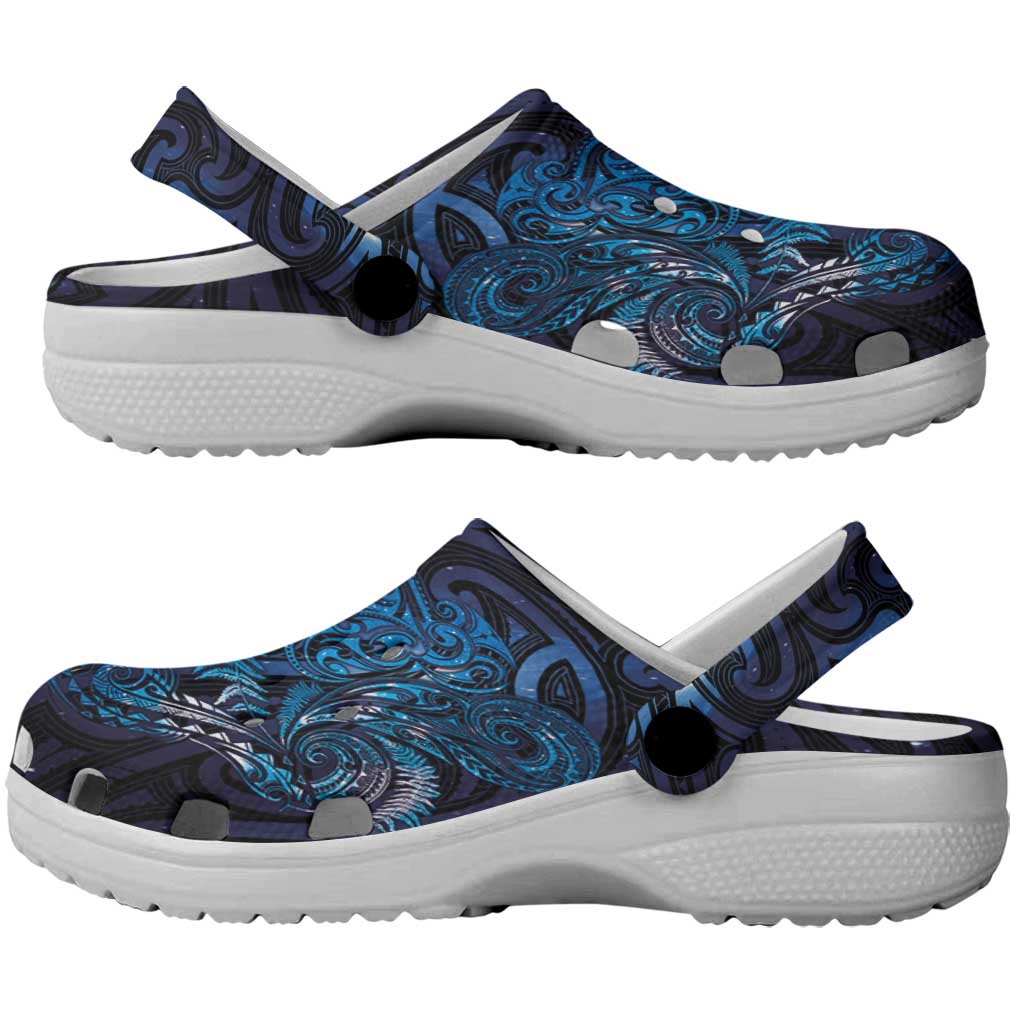 New Zealand New Year-Matariki Clogs Shoes Aotearoa Maori Tattoo Galaxy Sky