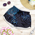 New Zealand New Year-Matariki Shorts for Women Aotearoa Maori Tattoo Galaxy Sky