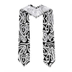 New Zealand Nurse RN 2026 Personalised Graduation Stole White Maori Pattern Cultural Pride