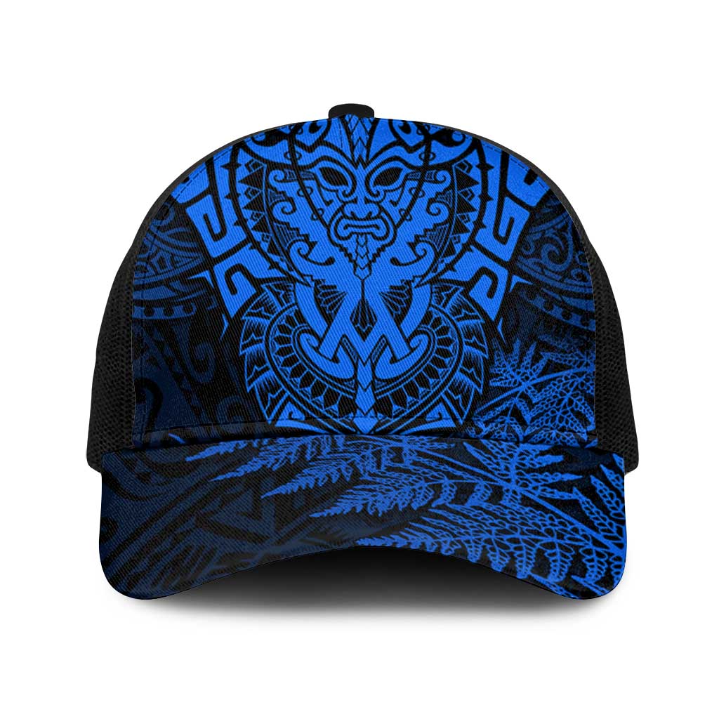 New Zealand Rugby All Blue Baseball Net Cap Silver Fern All Black Mix Ta Moko - Aussie Hoodie