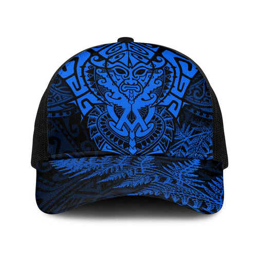 New Zealand Rugby All Blue Baseball Net Cap Silver Fern All Black Mix Ta Moko - Aussie Hoodie